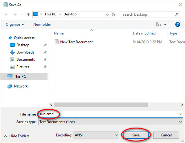 Set name of the batch script